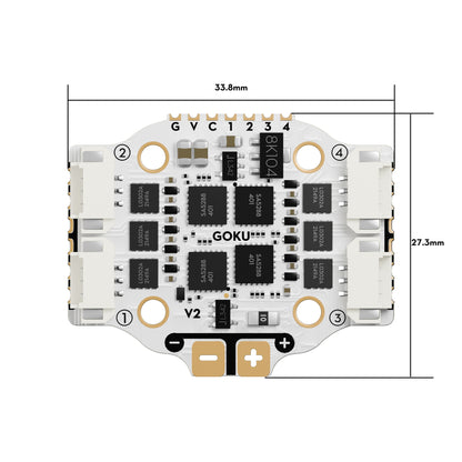 ESC Vienvietis FLYWOO GOKU BS 20A LED V3 16x16 