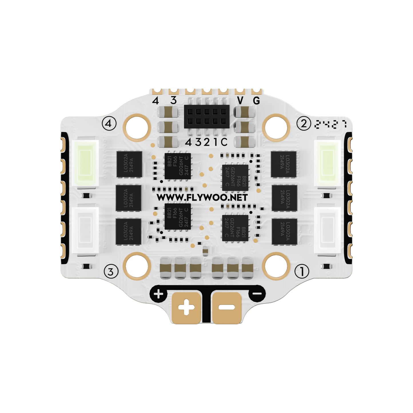 ESC Vienvietis FLYWOO GOKU BS 20A LED V3 16x16 