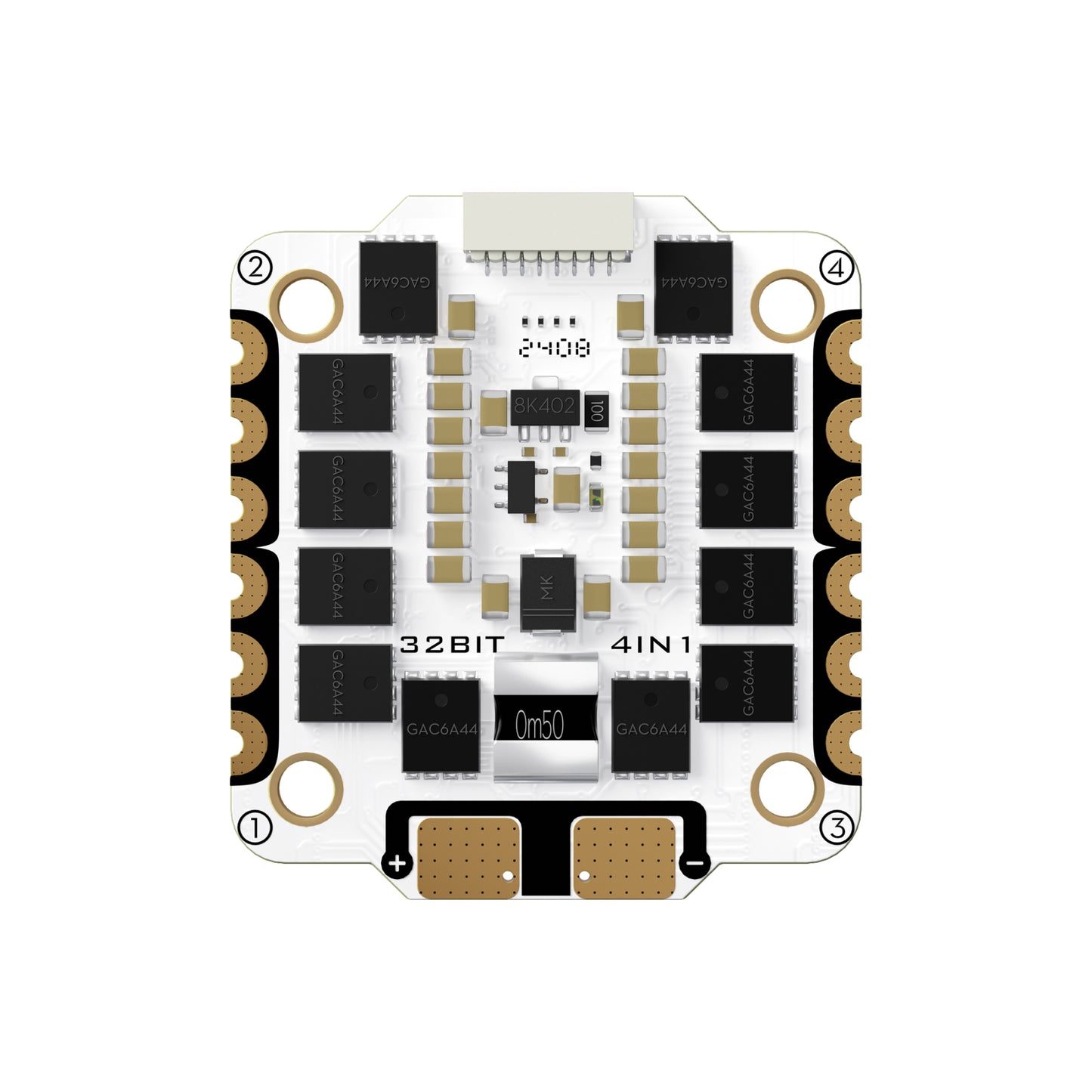 ESC 4-in-1 FLYWOO GOKU G55M 32BIT 2-6S 55A AM32 30x30 