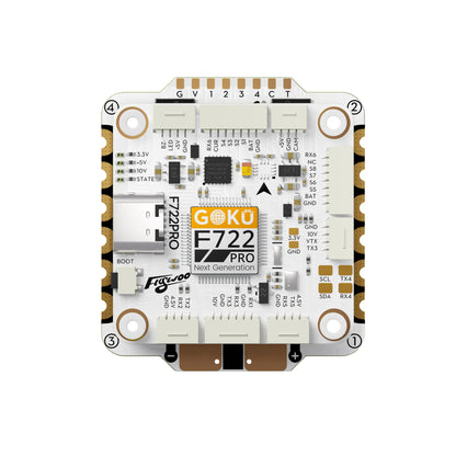 Stack FLYWOO GOKU F722 Pro V2 55A 32 bitų 128K 30x30 