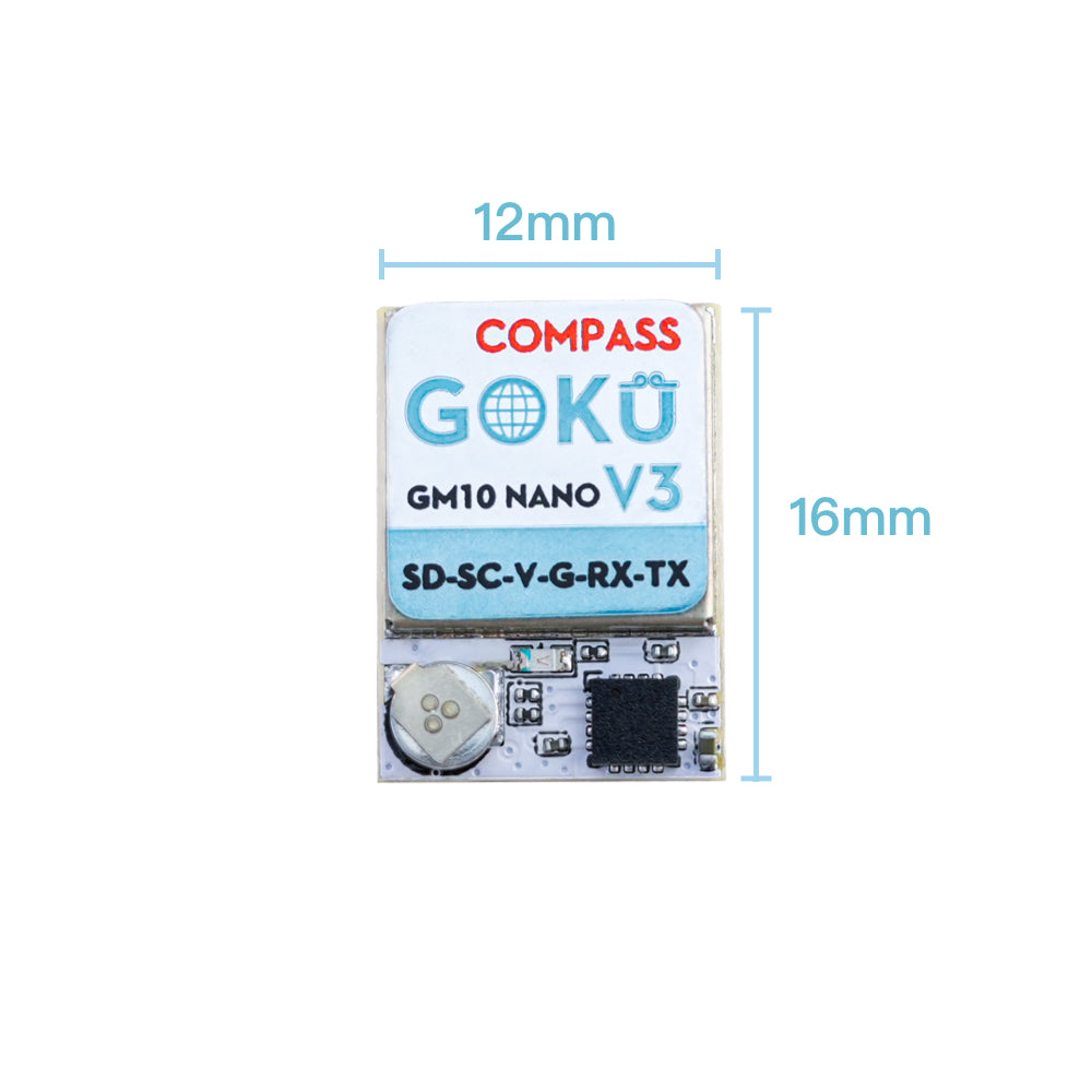 GPS modulis Flywoo GOKU GM10 Nano V3 kompasas 