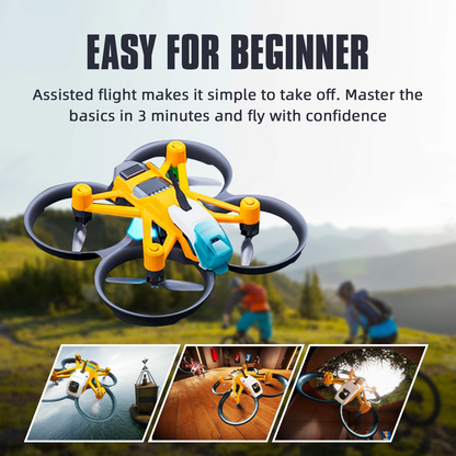 FPV dronas HISINGY FIREFLY išmanusis derinys