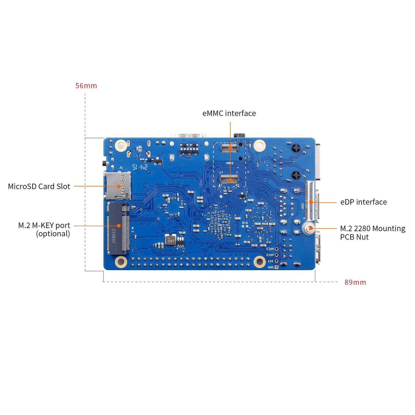 „Orange Pi 3B 2Gb“