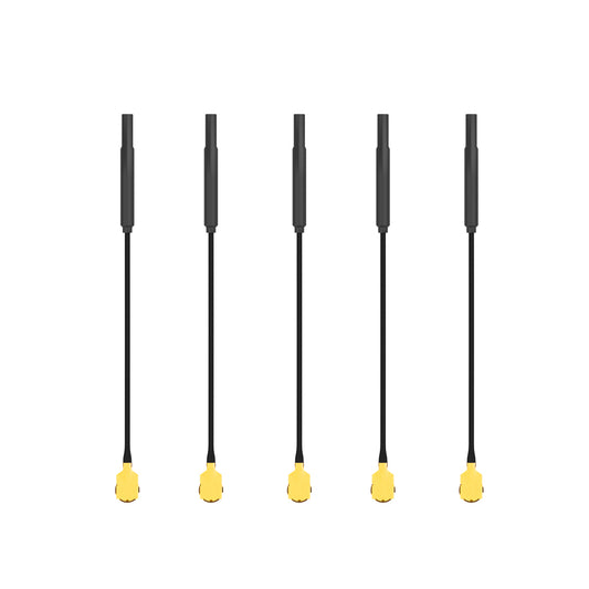 Antena FLYWOO 5.8G šviesa 3dBi žalvarinė UFL 80mm, skirta FlyLens 85 (5 vnt.) 