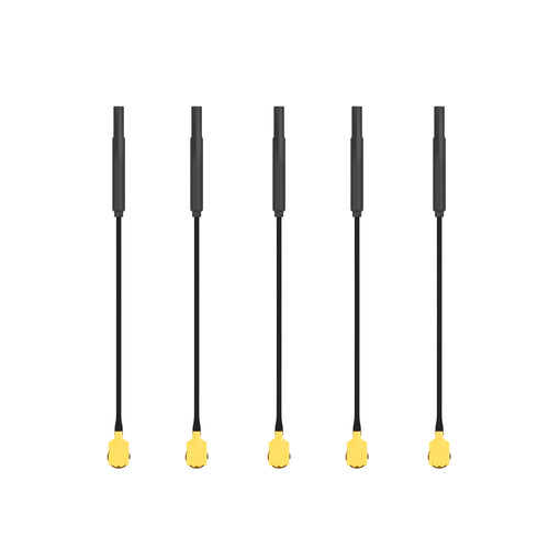 Antena FLYWOO 5.8G šviesa 3dBi žalvarinė UFL 80mm, skirta FlyLens 85 (5 vnt.) 