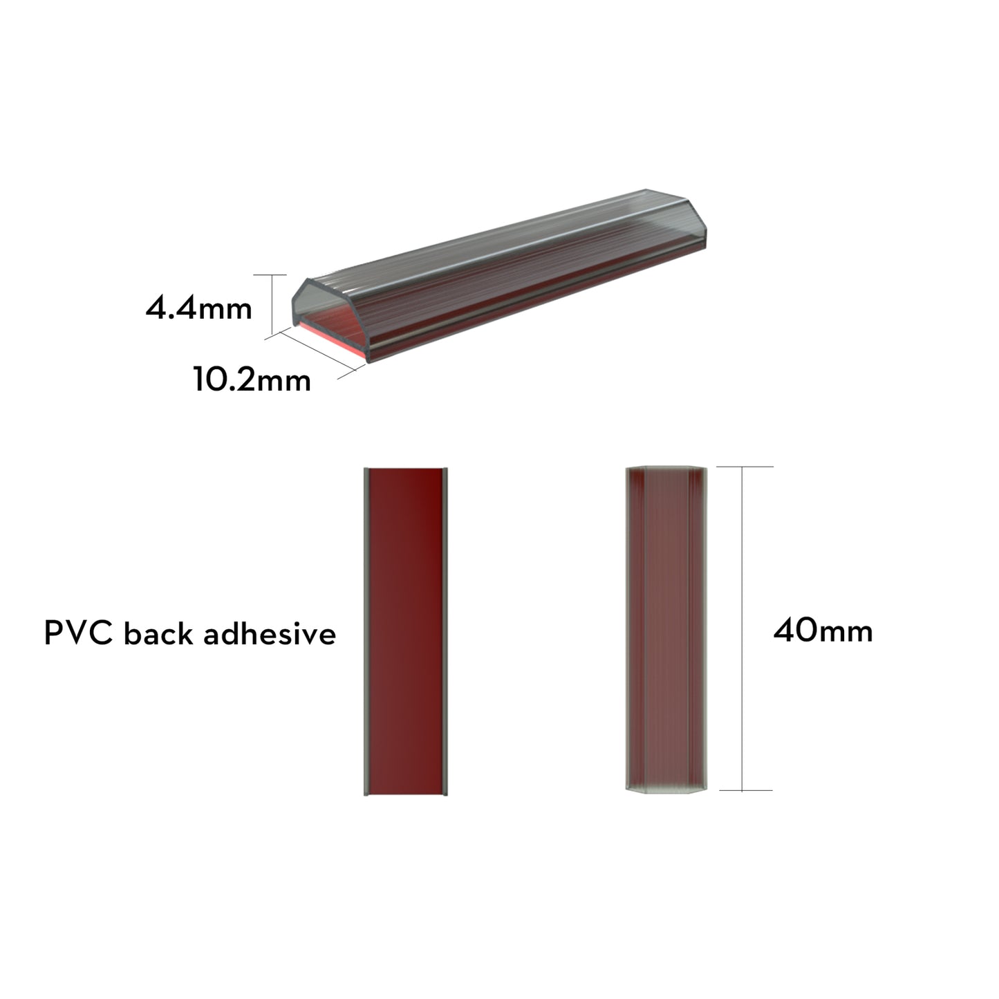 Variklio laido apsaugos vamzdelis FLYWOO 40mm G10 (4 vnt.) 