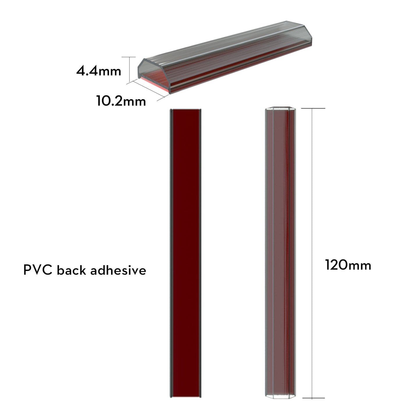 Variklio laido apsaugos vamzdelis FLYWOO 120mm G10 (4 vnt.) 