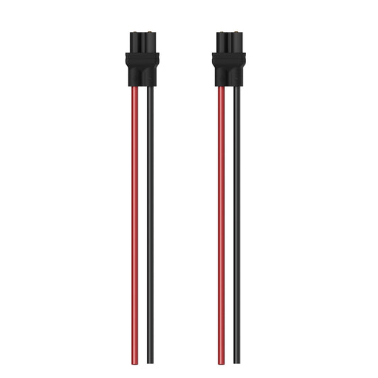 Jungtis FLYWOO XT30UP-F juodas Pigtail 20awg lizdas (2 vnt.) 