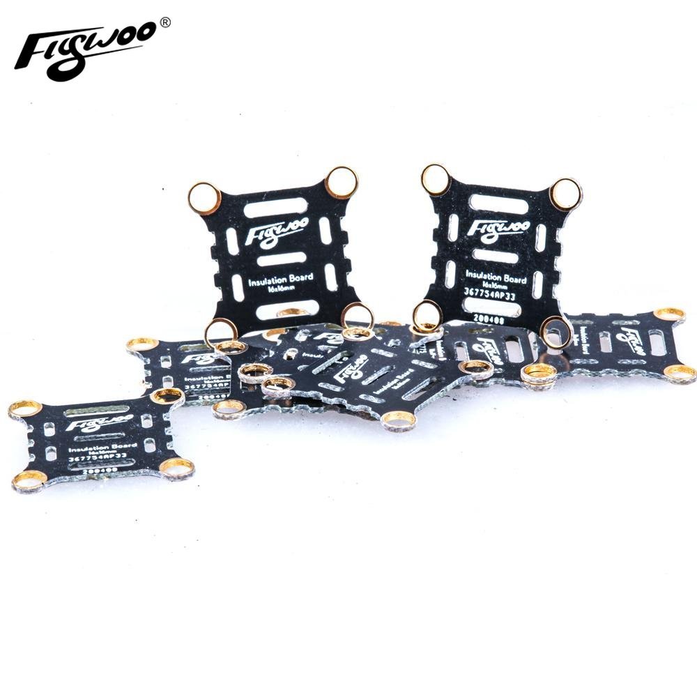 Izoliacinė plokštė FLYWOO skrydžio valdikliui arba ESC 16x16mm (10 vnt.) 