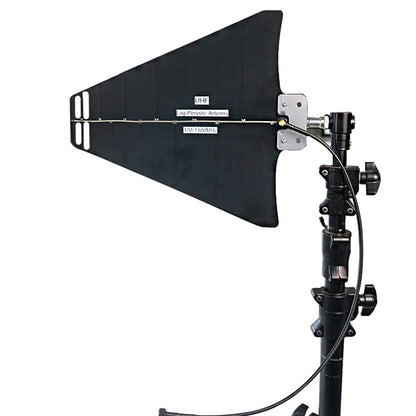 Belaidė klevo antena UHF logaritminiu periodiniu SMA kištuku (370–1400 MHz) 