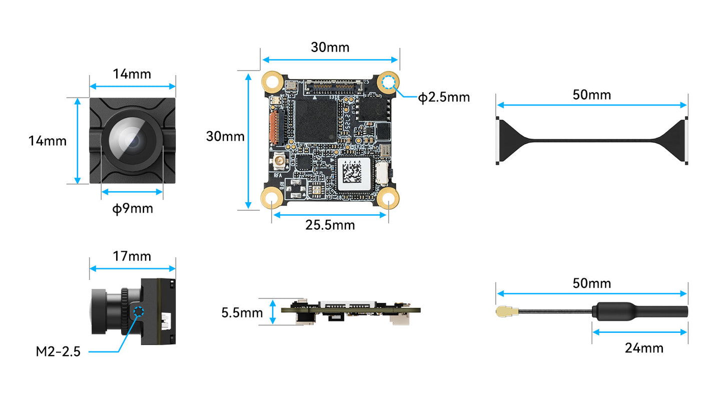 HD system BetaFPV P1 Air Unit HD VTX