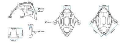 9075 7 micro canopy lite betafpv white